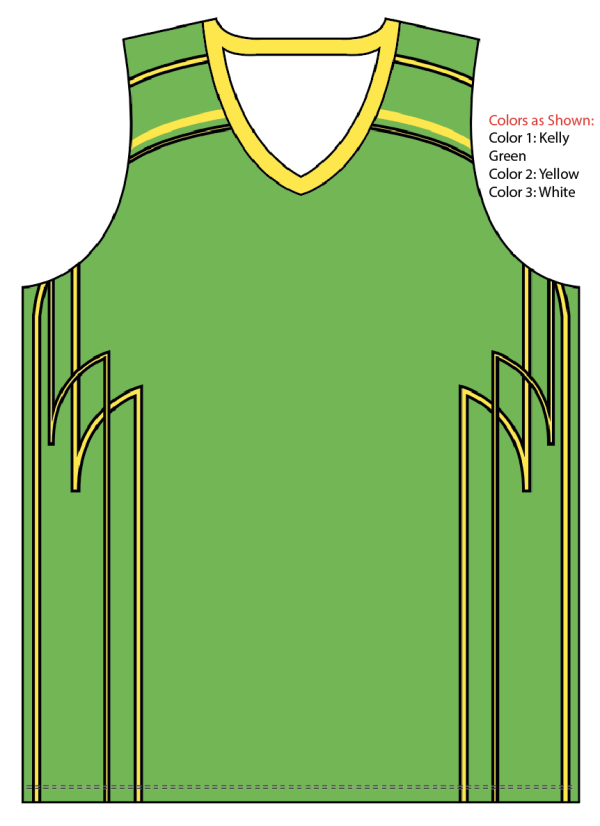 Sublimated V-Neck Multi-Sport Tank Top
