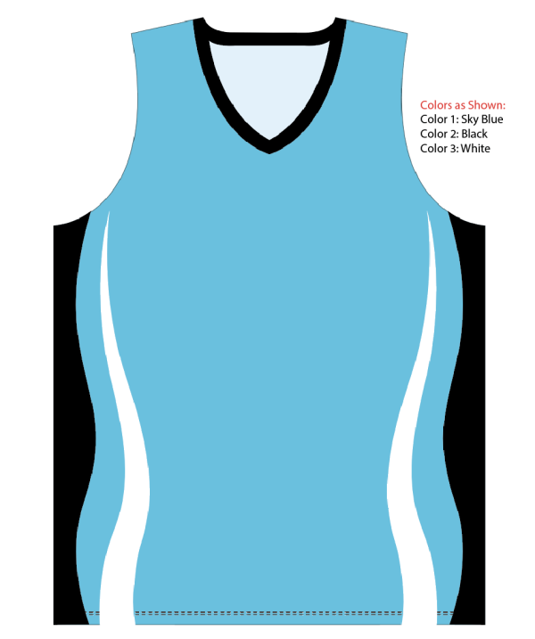 Sublimated V-Neck Multi-Sport Tank Top