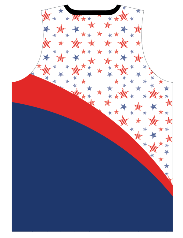 Sublimated V-Neck Multi-Sport Tank Top