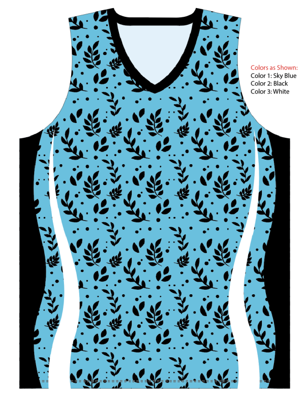 Sublimated V-Neck Multi-Sport Tank Top