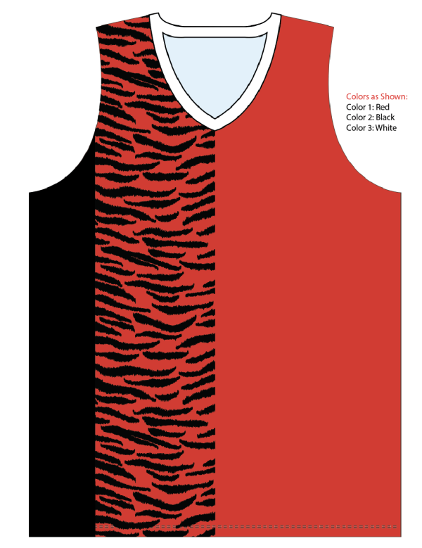 Sublimated V-Neck Multi-Sport Tank Top
