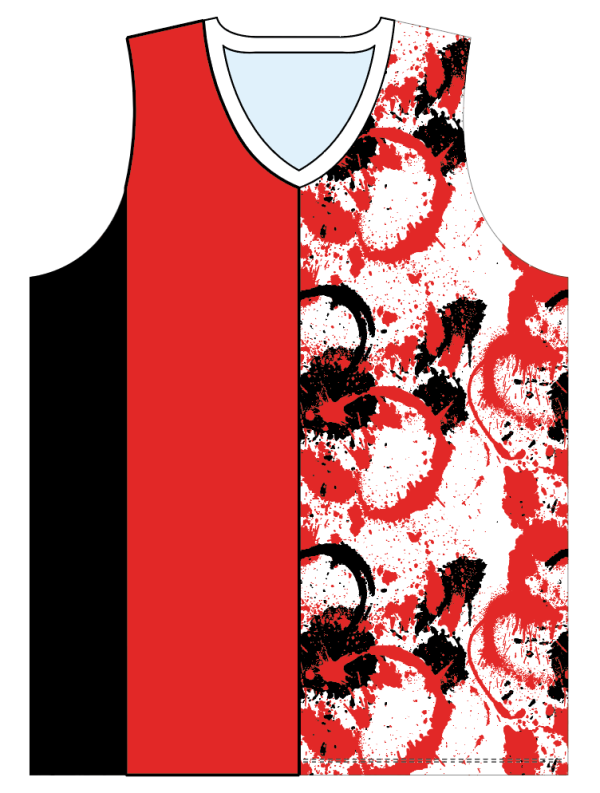 Sublimated V-Neck Multi-Sport Tank Top