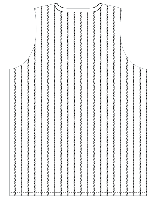 Sublimated V-Neck Multi-Sport Tank Top