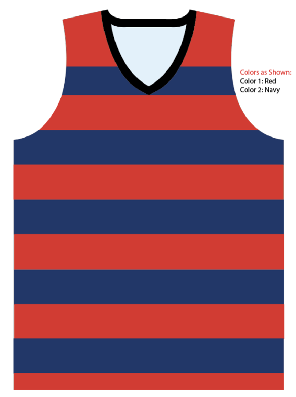 Sublimated V-Neck Multi-Sport Tank Top