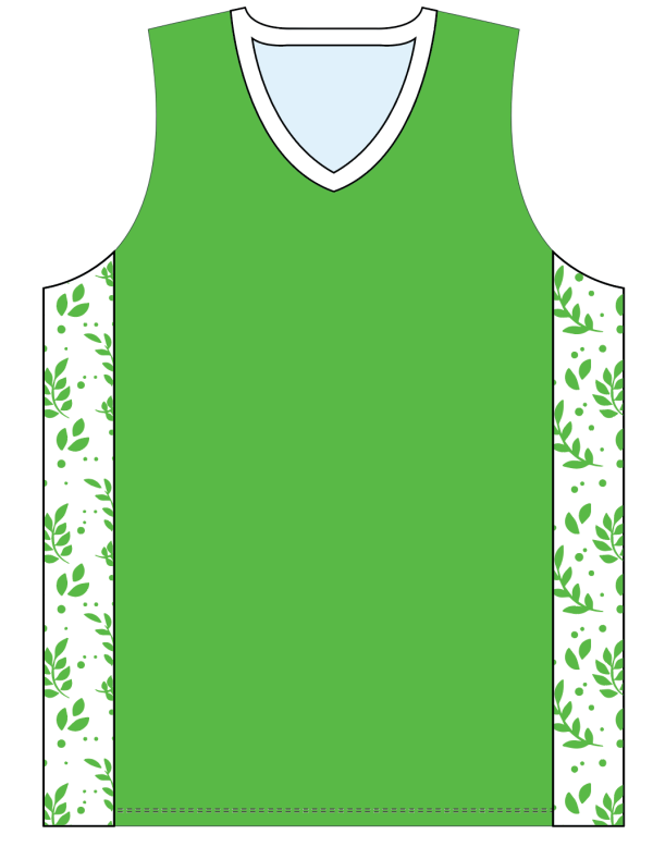 Sublimated V-Neck Multi-Sport Tank Top
