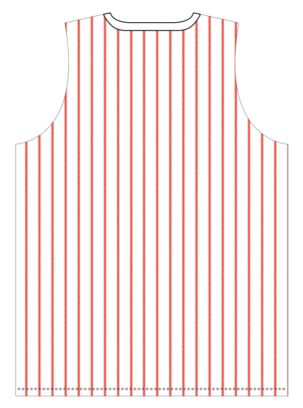 Sublimated V-Neck Multi-Sport Tank Top