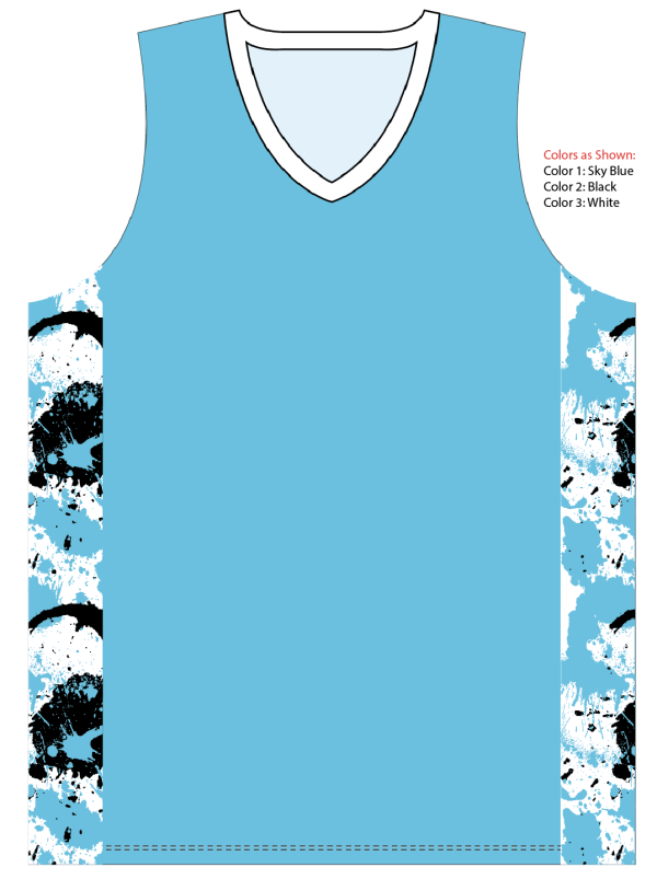 Sublimated V-Neck Multi-Sport Tank Top