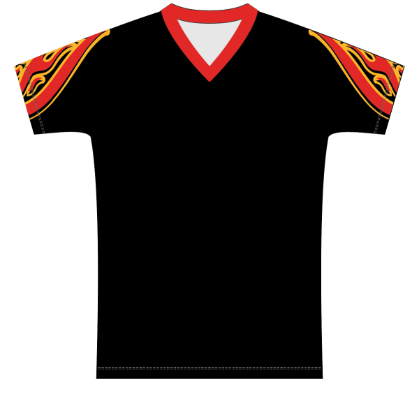 Sublimated Multi-Sport V-Neck T-Shirt
