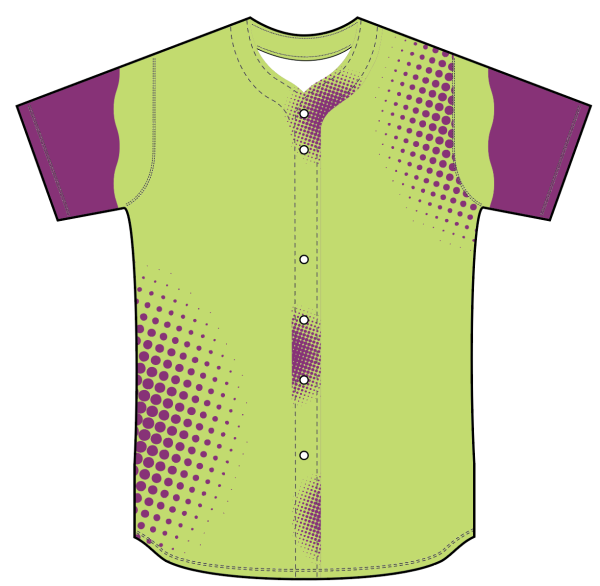 Sublimated Full Button Softball Jersey