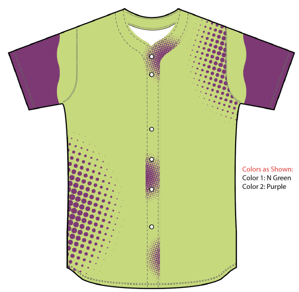 Sublimated Full Button Softball Jersey