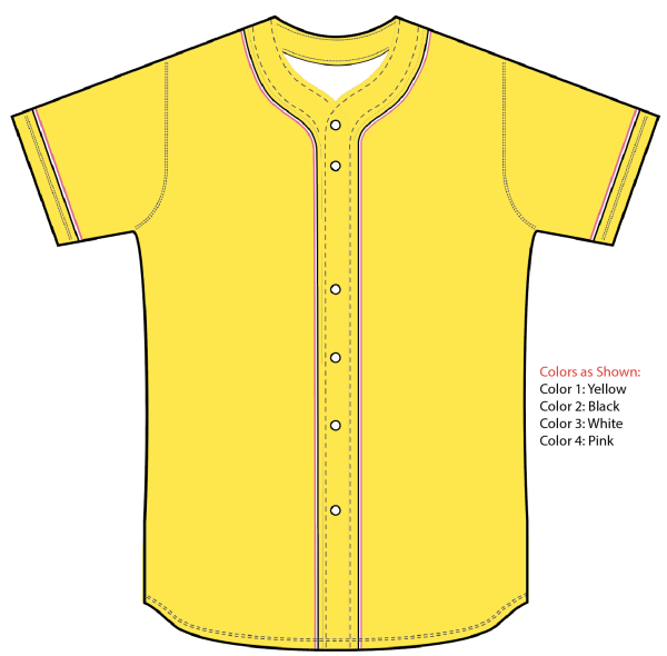 Sublimated Full Button Softball Jersey