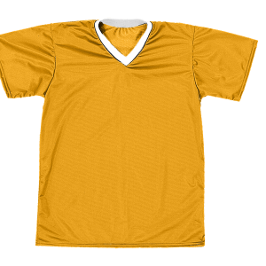 ADULT  SOCCER JERSEY - Gold, M