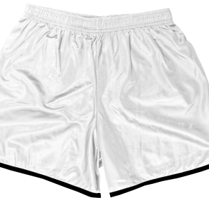 YOUTH TRACK SHORTS - White, M