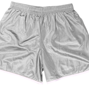 YOUTH TRACK SHORTS - Silver, M