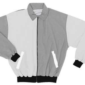 YOUTH WARM UP JACKET - Silver, M