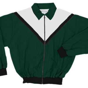 YOUTH WARM UP JACKET - Dark Green, M