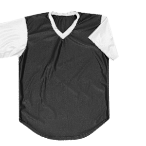 ADULT  BASEBALL JERSEY - Black, M
