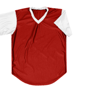 ADULT  BASEBALL JERSEY - Red, M