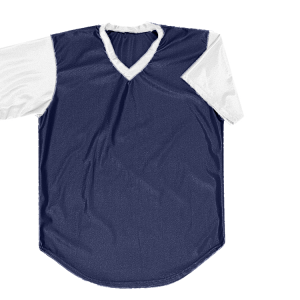 ADULT  BASEBALL JERSEY - Navy Blue, M