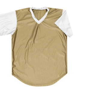 ADULT  BASEBALL JERSEY - Vegas Gold, M