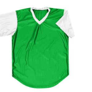 ADULT  BASEBALL JERSEY - Kelly Green, M