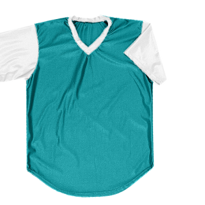 ADULT  BASEBALL JERSEY - Teal, M