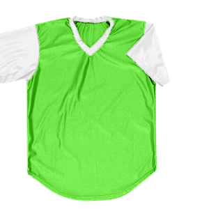 ADULT  BASEBALL JERSEY - Neon Green, M
