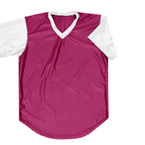 ADULT  BASEBALL JERSEY - Fuchsia, M
