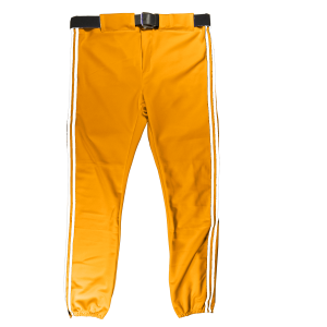 YOUTH BASEBALL PANTS - Gold, M