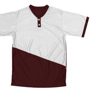 ADULT  BASEBALL JERSEY - Maroon, M