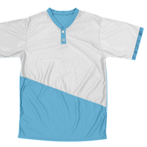 ADULT  BASEBALL JERSEY - Columbian Blue, M
