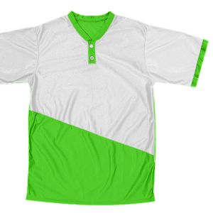 ADULT  BASEBALL JERSEY - Neon Green, M