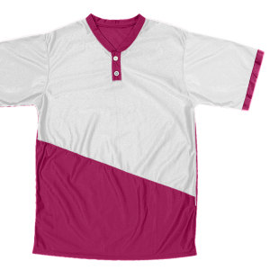 ADULT  BASEBALL JERSEY - Fuchsia, M