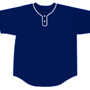 ADULT  BASEBALL JERSEY - Royal Blue, M