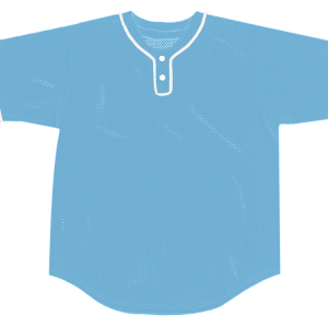 ADULT  BASEBALL JERSEY - Columbian Blue, M