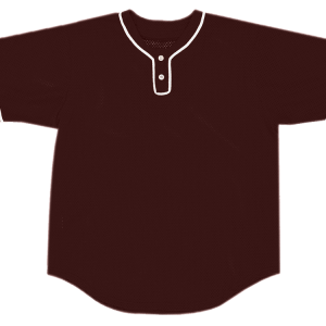 ADULT  BASEBALL JERSEY - Brown, M