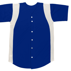 ADULT  BASEBALL JERSEY - Royal Blue, M