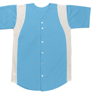 ADULT  BASEBALL JERSEY - Columbian Blue, M