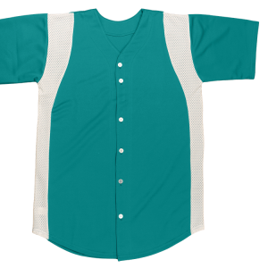 ADULT  BASEBALL JERSEY - Teal, M