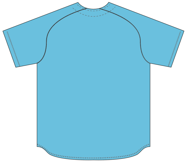 Sublimated Full Button Raglan Sleeve Baseball Jersey