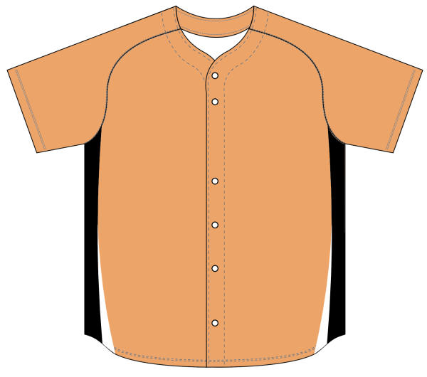 Sublimated Full Button Raglan Sleeve Baseball Jersey