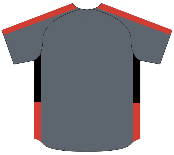Sublimated Full Button Raglan Sleeve Baseball Jersey