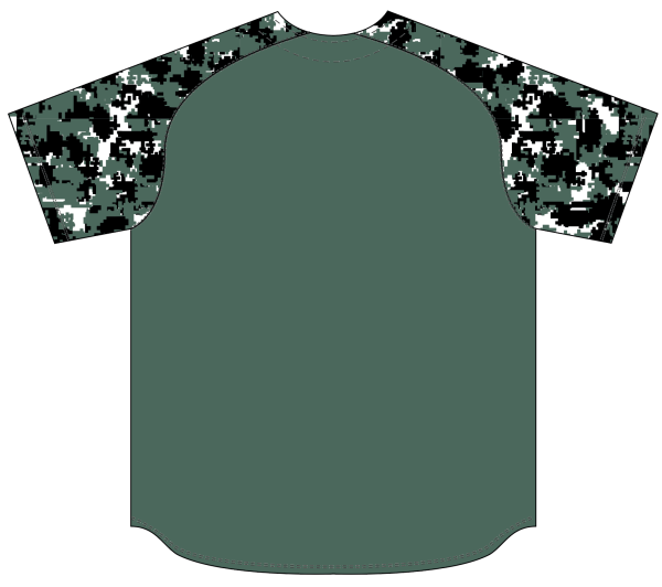 Sublimated Full Button Raglan Sleeve Baseball Jersey