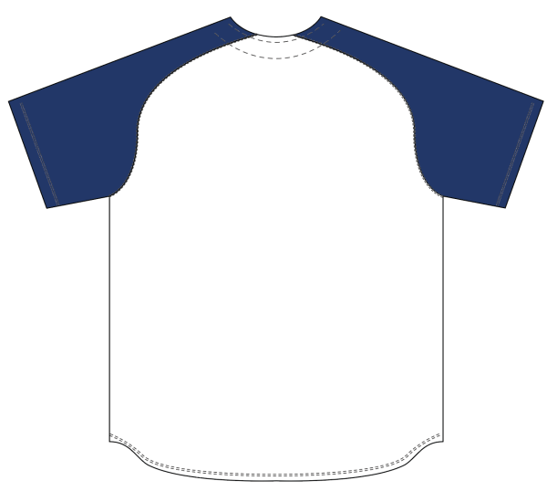 Sublimated Full Button Raglan Sleeve Baseball Jersey