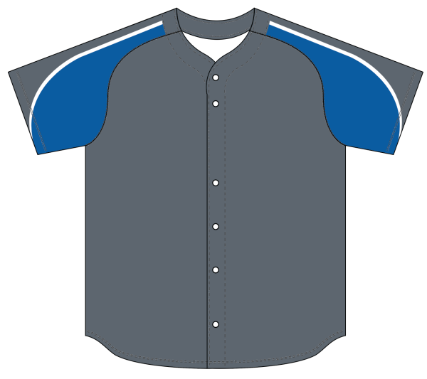 Sublimated Full Button Raglan Sleeve Baseball Jersey