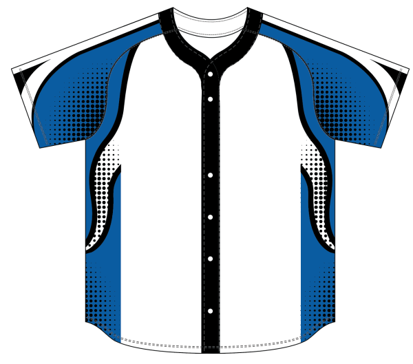 Sublimated Full Button Raglan Sleeve Baseball Jersey