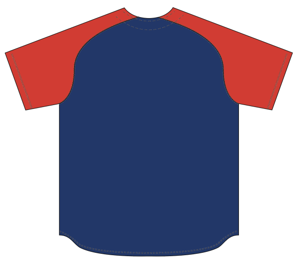 Sublimated Full Button Raglan Sleeve Baseball Jersey