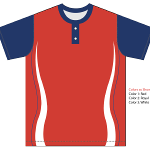 Sublimated Two Button Baseball Jersey