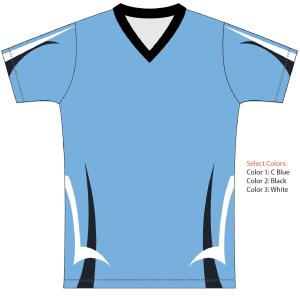 Sublimated Multi-Sport V-Neck T-Shirt