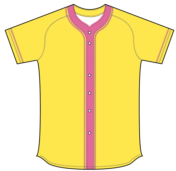 Sublimated Full Button Raglan Sleeve Softball Jersey